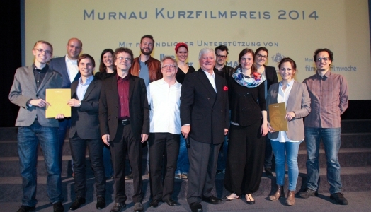 Preisträger des Murnau-Kurzfilmpreises 2014 bei der Verleihung in der Caligari Filmbühne (Fotos Heiko Kubenka)