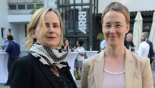 Prof. Dr. Barbara Flückiger (l., Universität Zürich) und Anke Wilkening (Friedrich-Wilhelm-Murnau-Stiftung)  Foto: ARRI Media